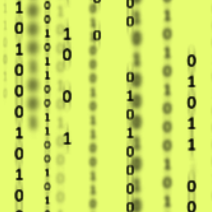 Lines of binary numbers